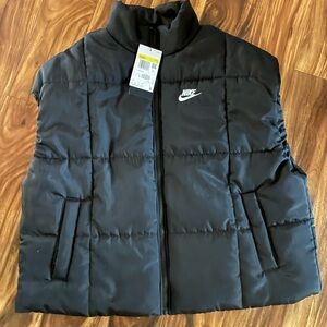 Nike Black Quilted Vest